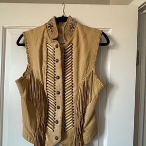 Renegade Diamond Leather women’s vest by Ren Ellis